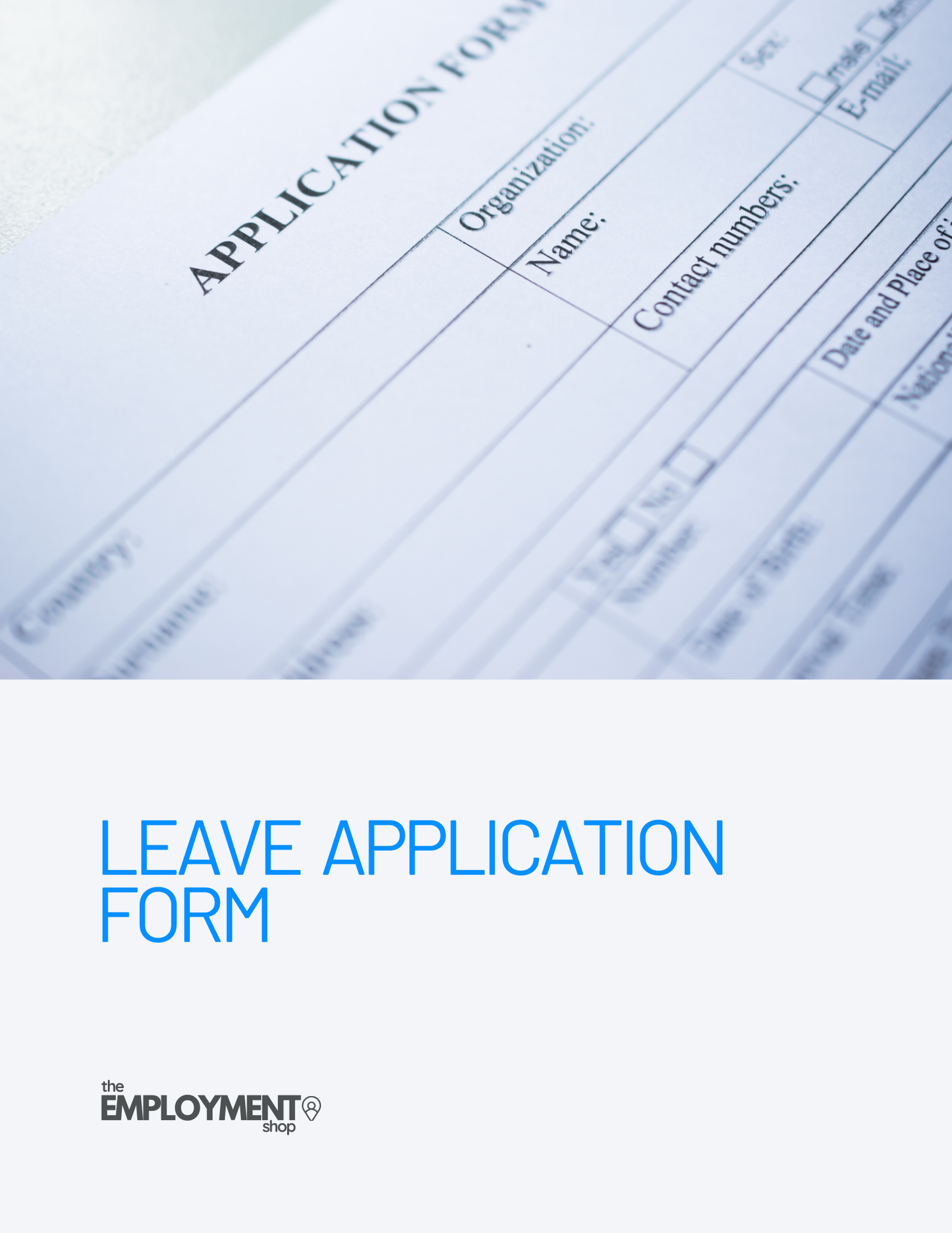 Leave Application Form