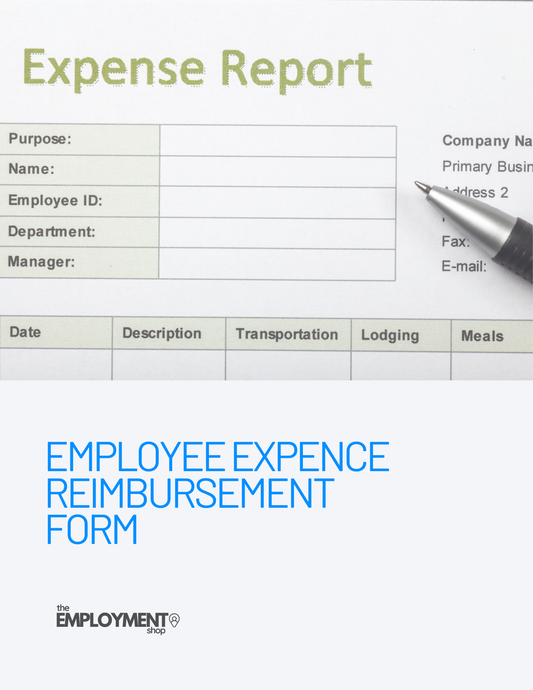 Employee Expense Reimbursement Form