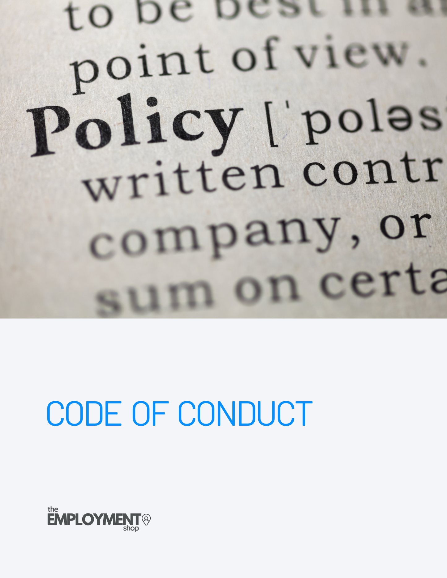 Code of Conduct Policy