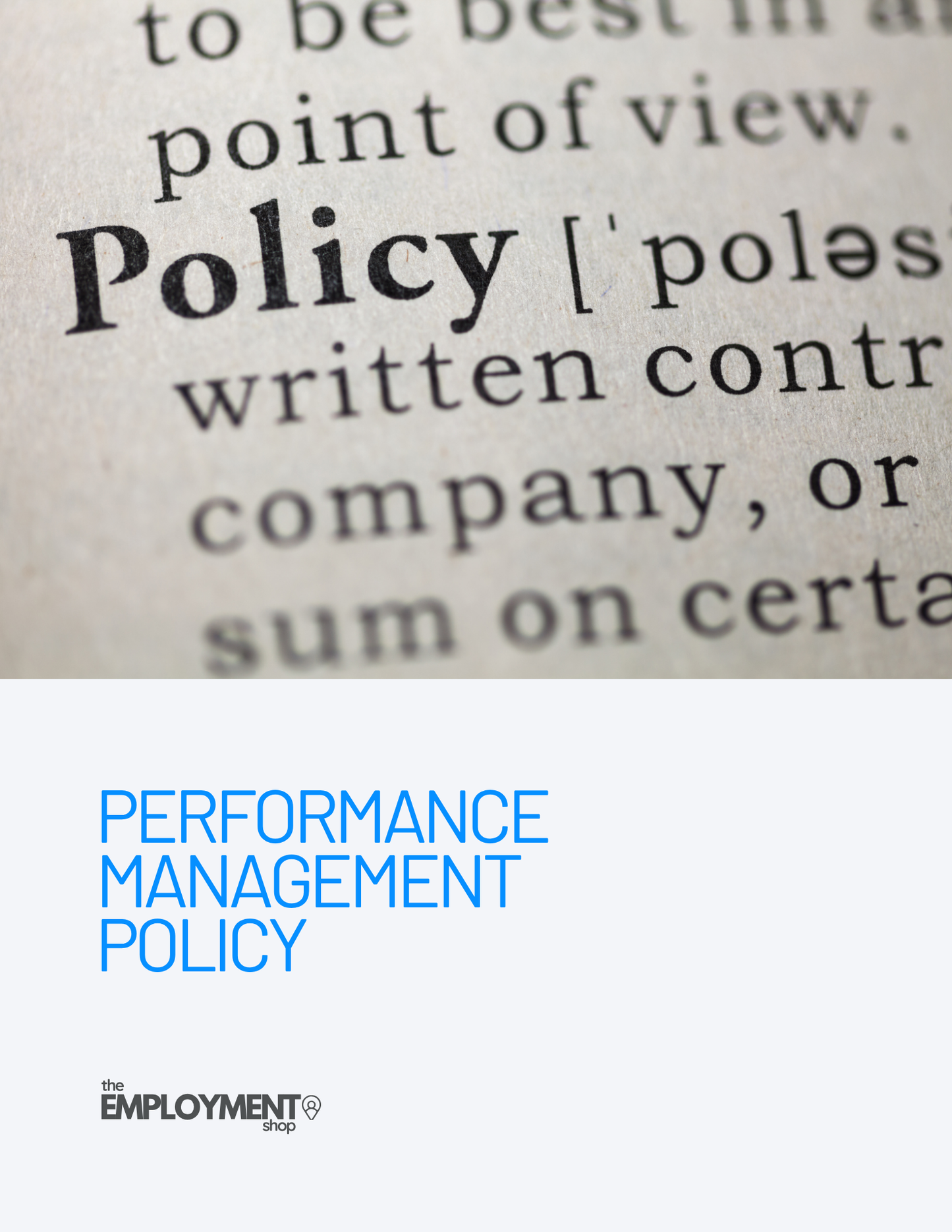 Performance Management Policy