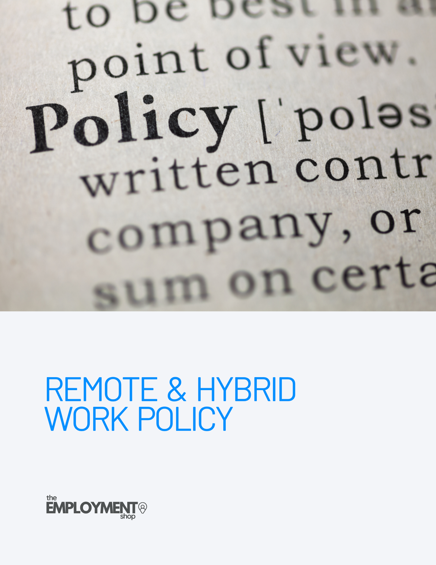 Remote and Hybrid Work Policy