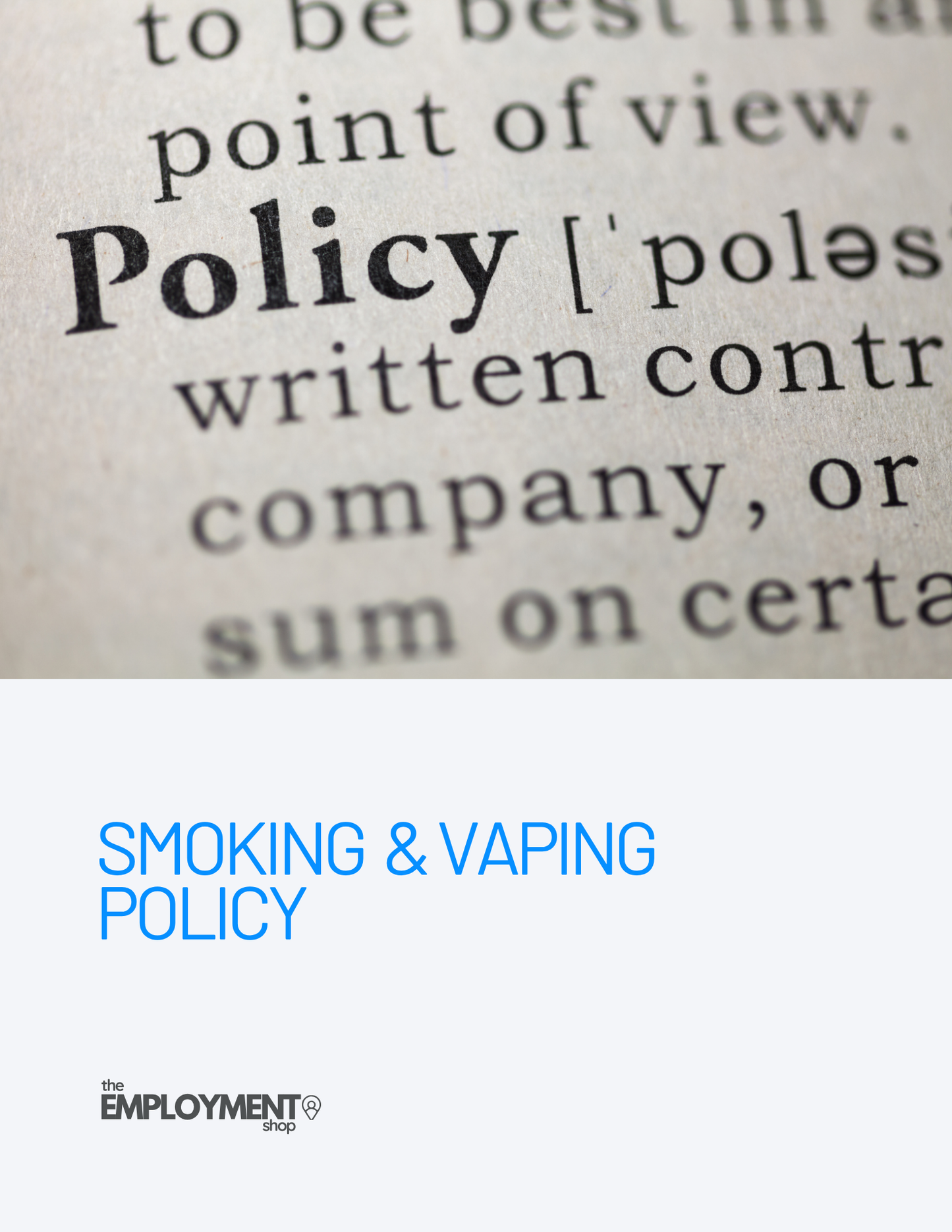 Smoking and Vaping Policy